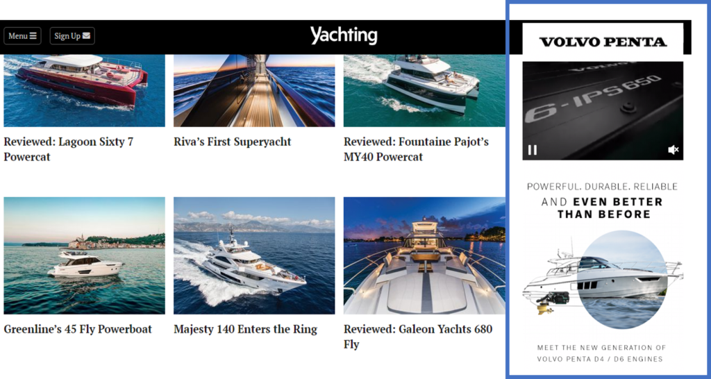 Example - Display and video advertising