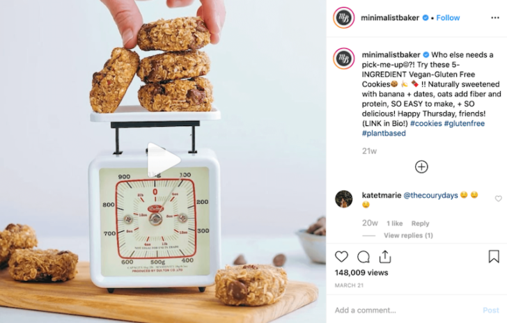 Indluencer post example