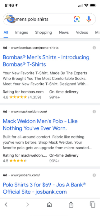 Search Engine Saturation - Google Shopping moves from paid to free